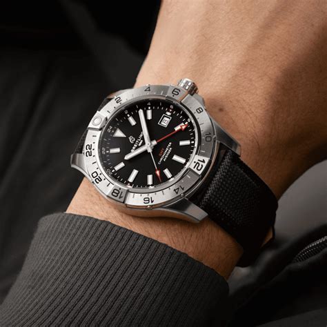 avenger breitling color black|Breitling Avenger gmt 44.